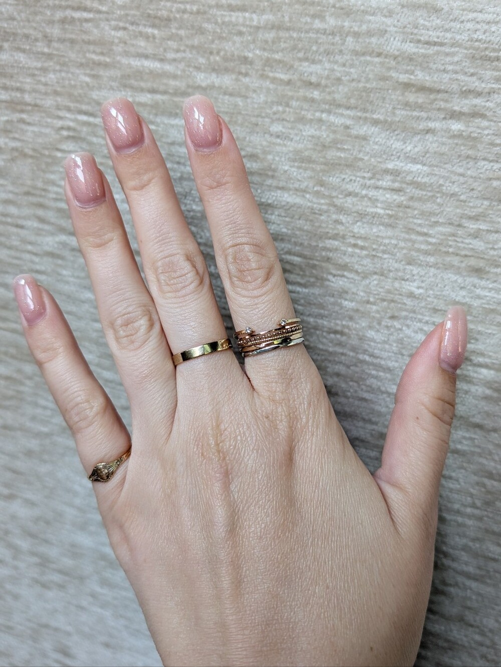 Catbird Twisted Stacker Ring, 14K Gold, Size 7 - Picture 5 of 8